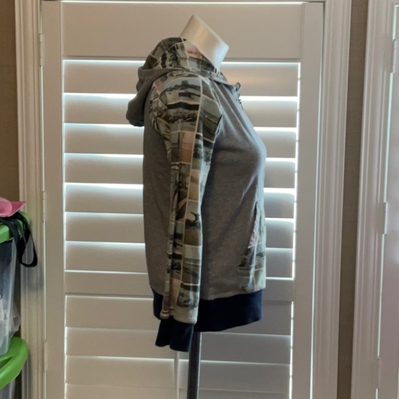 Gray and Multicolor Women's Jacket - Picture 2 of 7